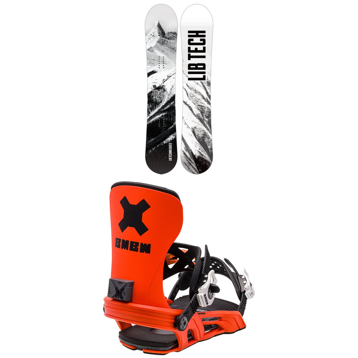 Lib Tech Cold Brew C2 Snowboard + Bent Metal Axtion Snowboard Bindings 2024