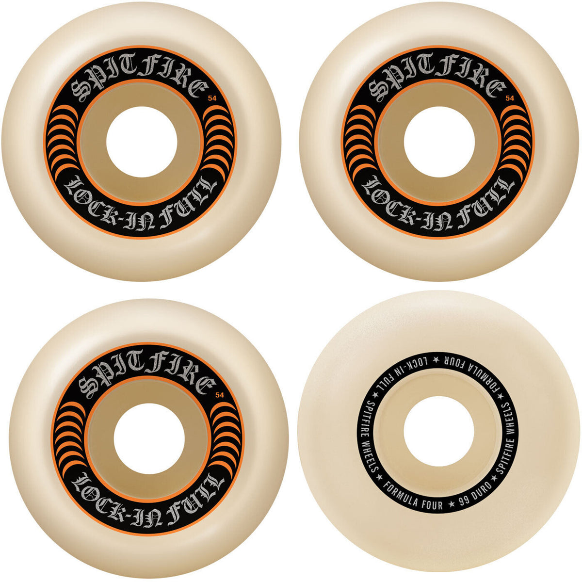 Spitfire Formula Four 99d Lock In Full Skateboard Wheels