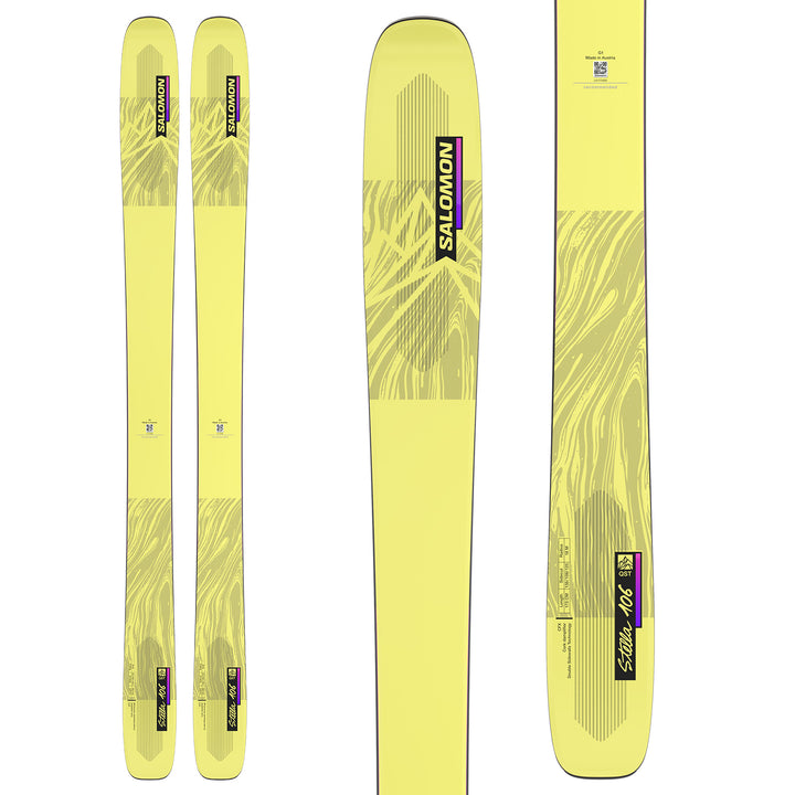 Salomon QST Stella 106 Skis + Salomon Strive 14 GW Ski Bindings - Women's 2023