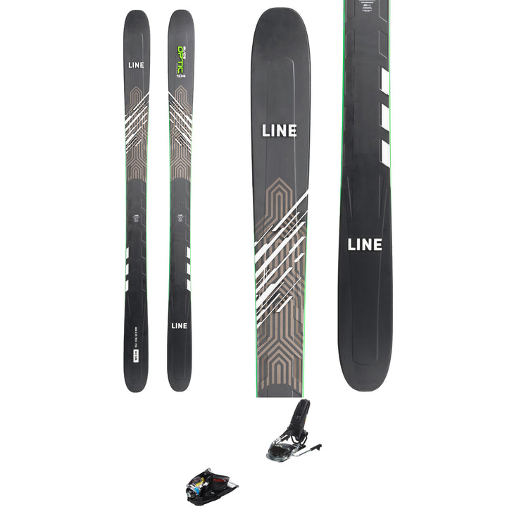 Line Skis Blade Optic 104 Skis + Look Pivot 14 GW Ski Bindings 2023