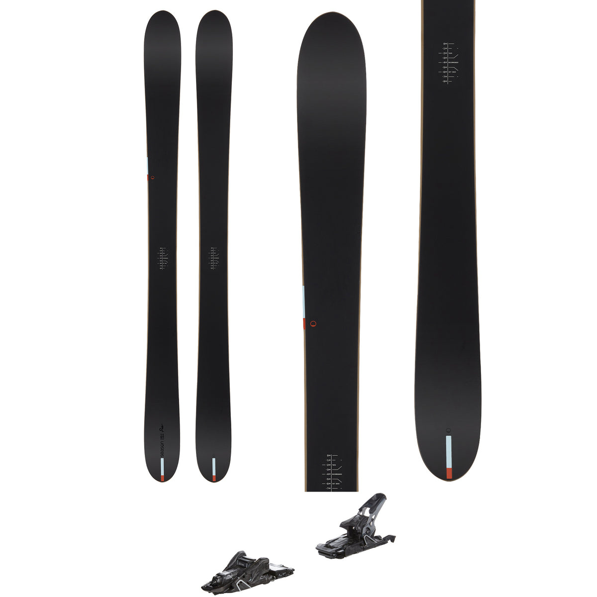 Season Pass Skis + Salomon S/Lab Shift MNC 13 Alpine Touring Ski Bindings