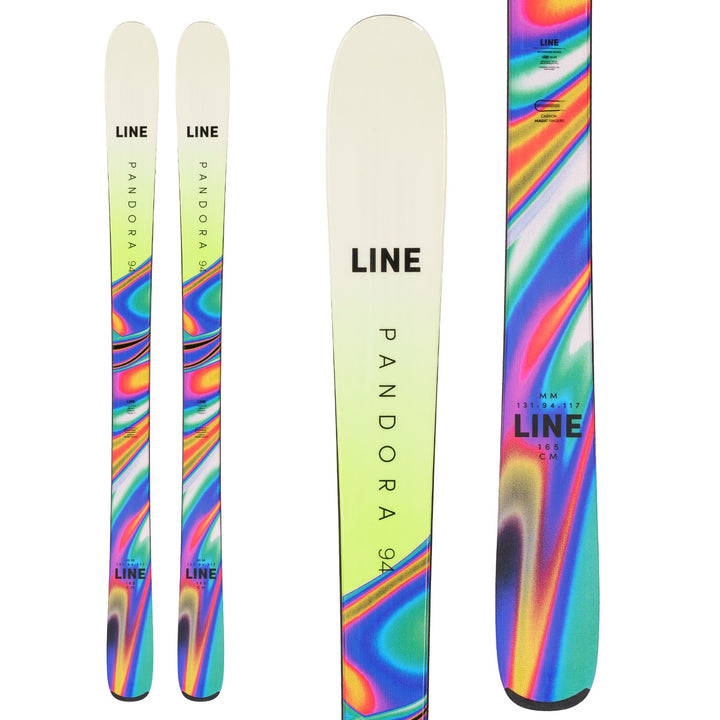 Line Skis Pandora 94 Skis + Marker Squire 10 Ski Bindings - Women's 2023