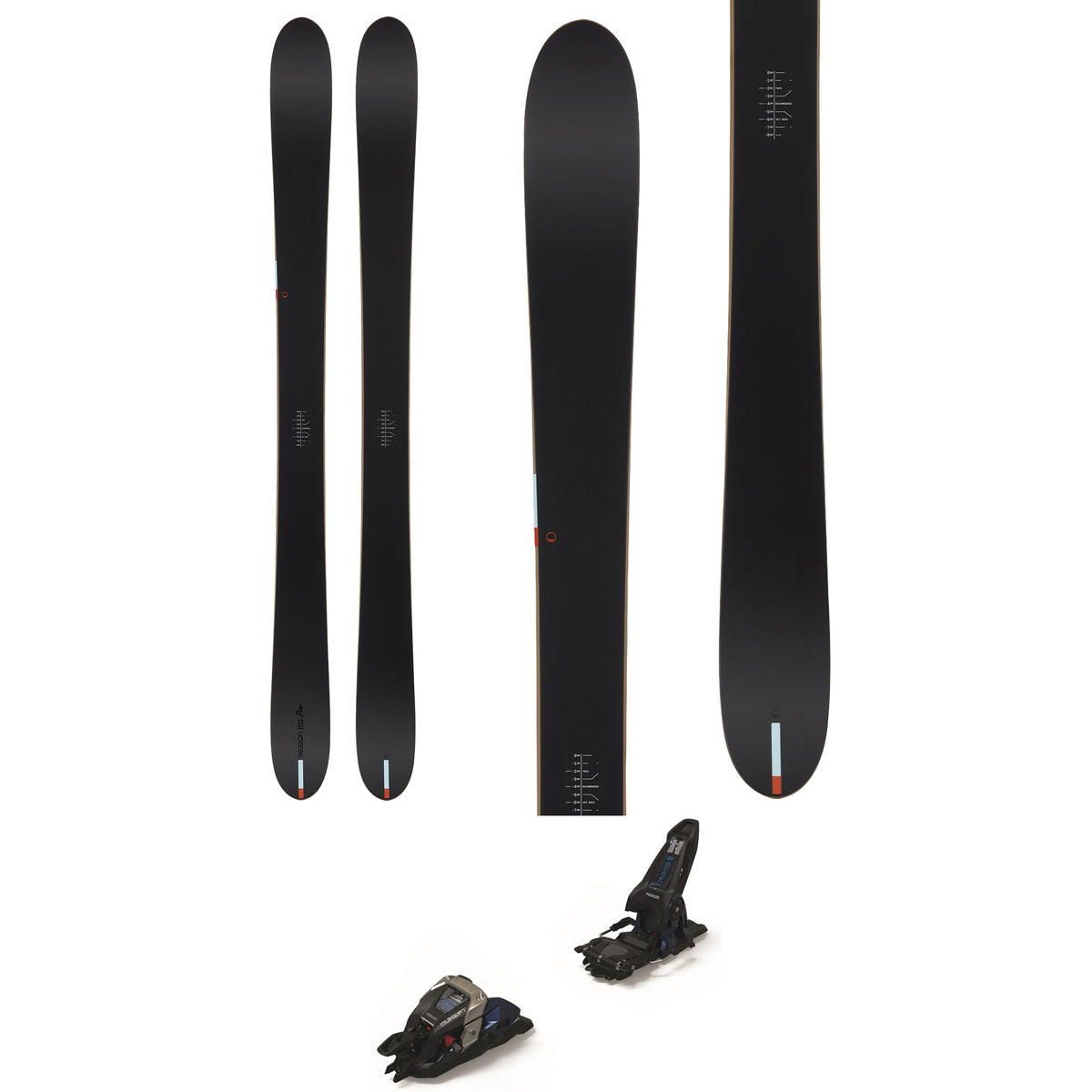 Season Pass Skis + Marker Duke PT 16 Alpine Touring Ski Bindings