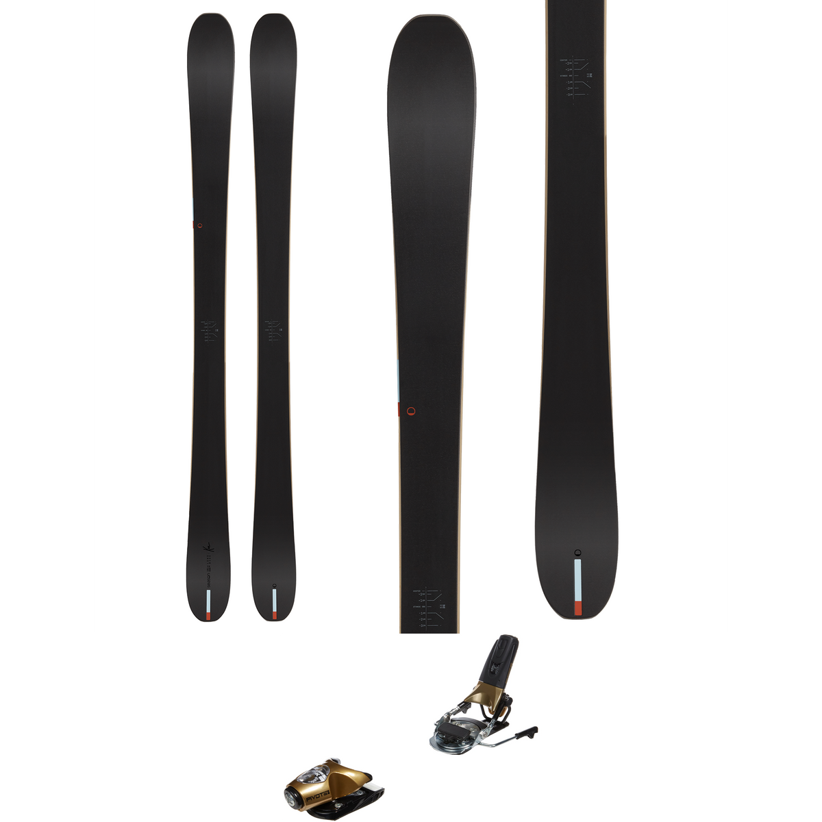 Season Kin Skis + Look Pivot 15 GW Ski Bindings