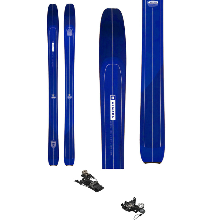 Armada Locator 104 Skis + Salomon MTN Pure Alpine Touring Ski Bindings