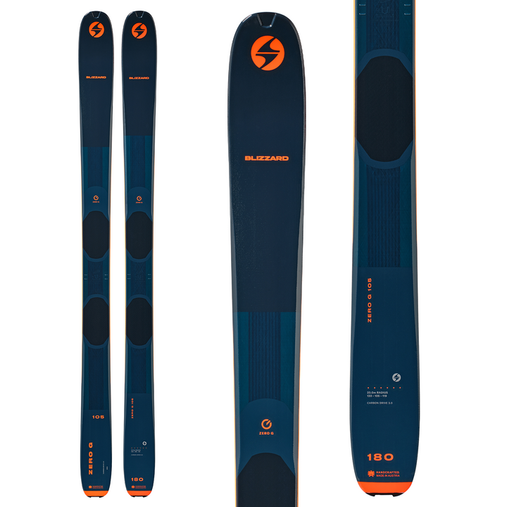 Blizzard Blizzard Zero G 105 Skis + Salomon MTN Pure Skis 2024