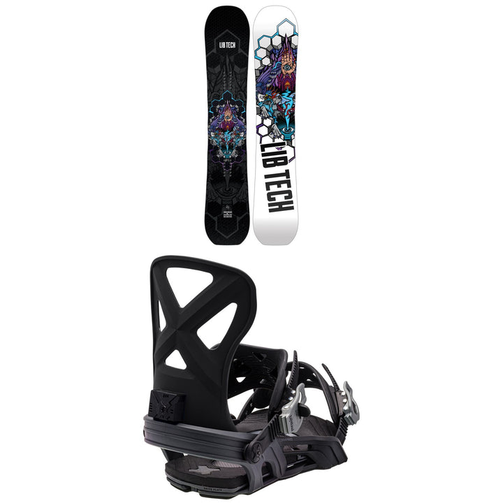 Lib Tech Terrain Wrecker C2X Snowboard + Bent Metal Cor-Pro Snowboard Bindings 2024