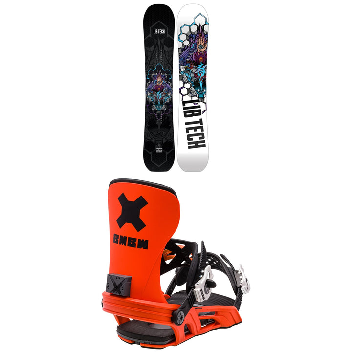 Lib Tech Terrain Wrecker C2X Snowboard + Bent Metal Axtion Snowboard Bindings 2024