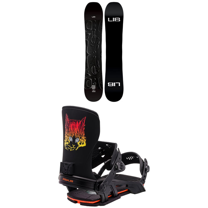 Lib Tech Double Dip C2 Snowboard + Bent Metal Transfer Snowboard Bindings 2024