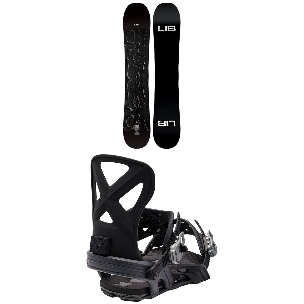Lib Tech Double Dip C2 Snowboard + Bent Metal Cor-Pro Snowboard Bindings 2024