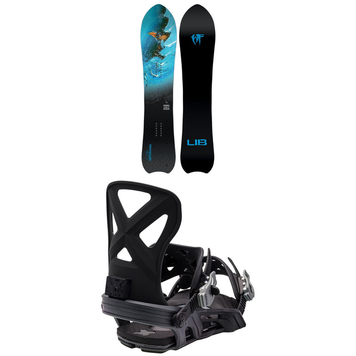 Lib Tech MC Wayfinder II C2 Snowboard + Bent Metal Cor-Pro Snowboard Bindings 2024