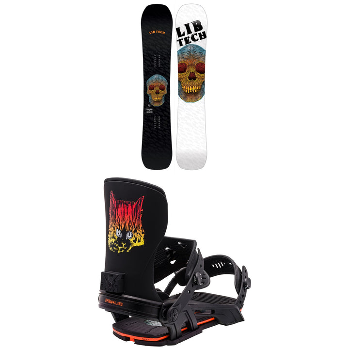 Lib Tech EJack Knife HP C3 Snowboard + Bent Metal Transfer Snowboard Bindings 2024
