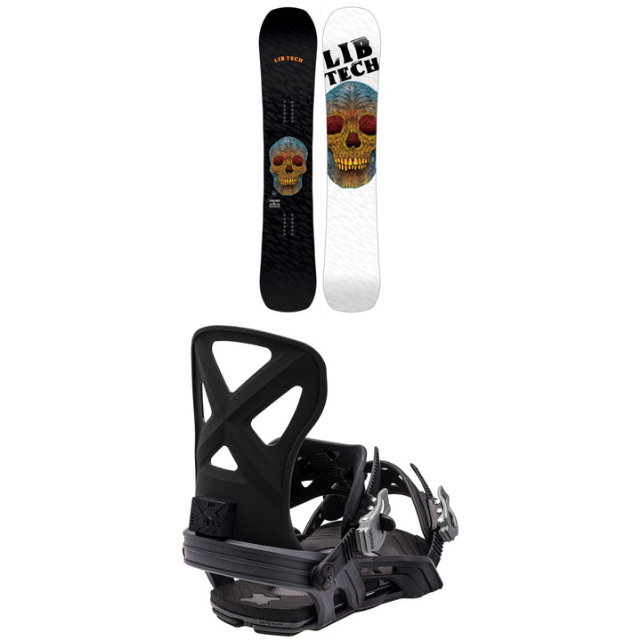Lib Tech EJack Knife HP C3 Snowboard + Bent Metal Cor-Pro Snowboard Bindings 2024