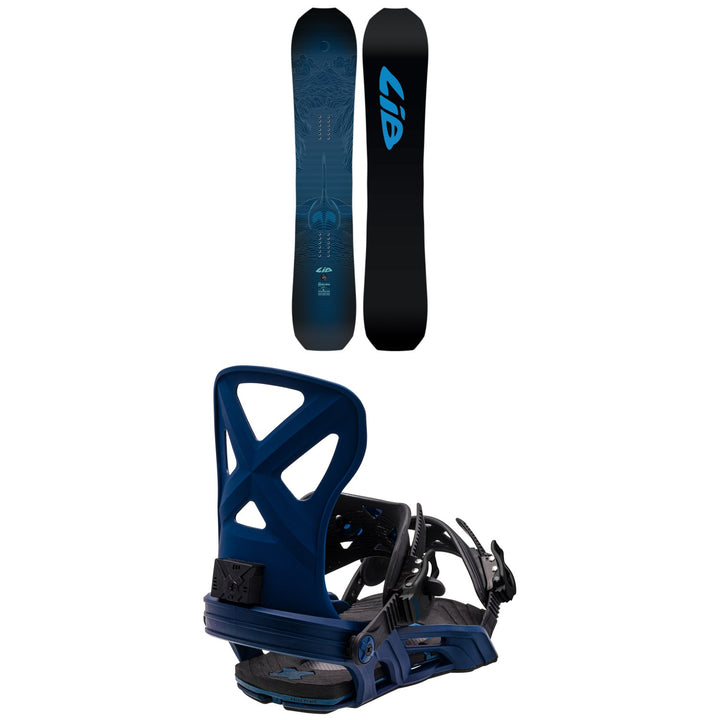 Lib Tech T.Rice Golden Orca Snowboard + Bent Metal Cor-Pro Snowboard Bindings 2024