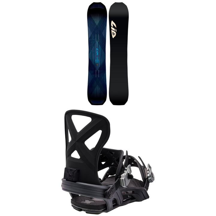 Lib Tech T.Rice Apex Orca Snowboard + Bent Metal Cor-Pro Snowboard Bindings 2024
