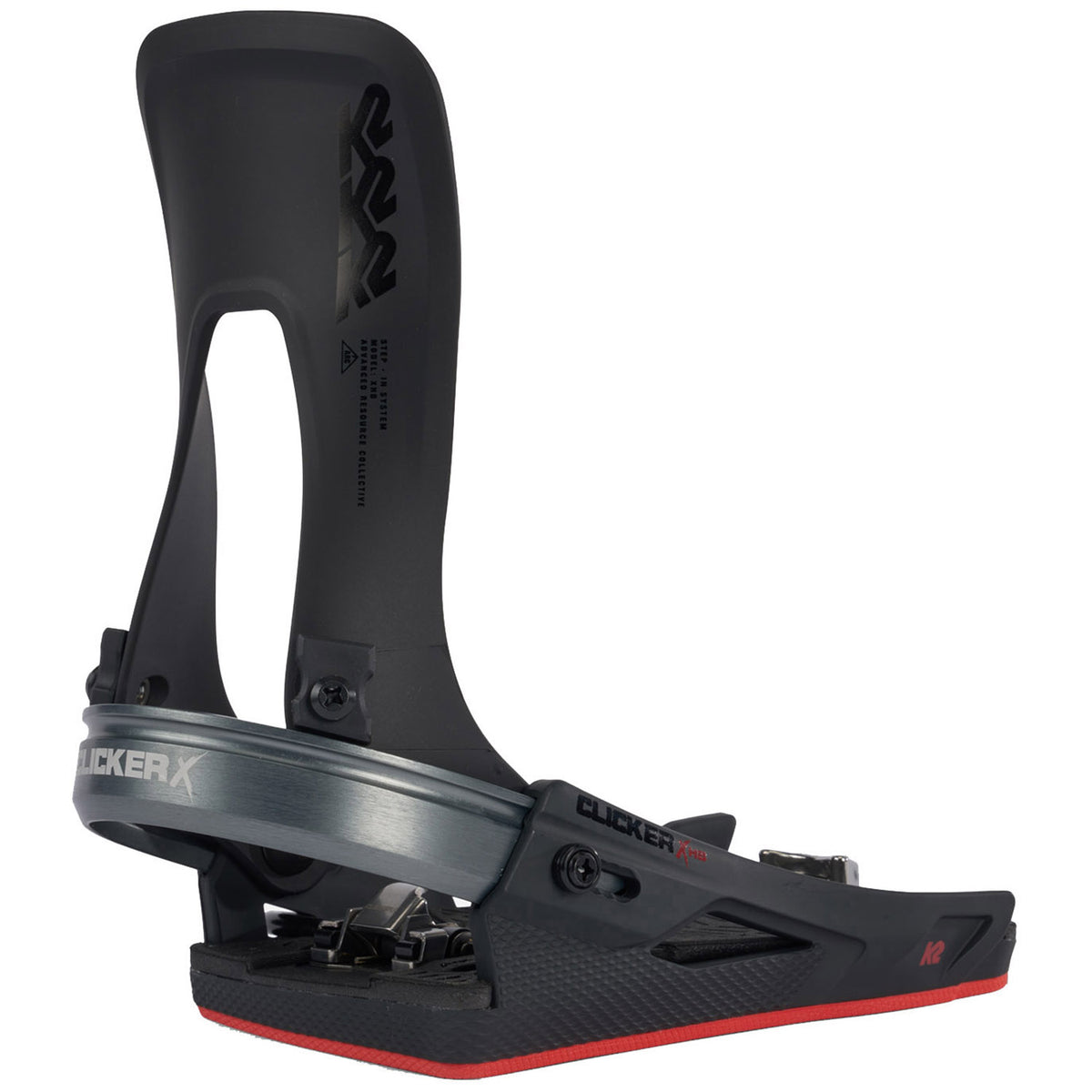 K2 Clicker X HB Snowboard Bindings 2024 Black