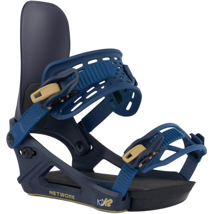 K2 Network Snowboard Bindings - Women's 2024 Navy (Kennedi Deck)