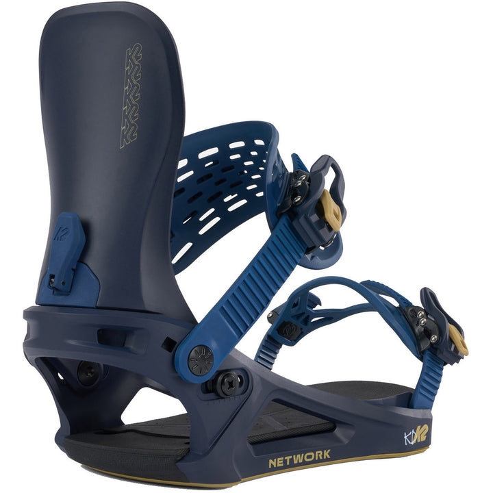 K2 Network Snowboard Bindings - Women's 2024 Navy (Kennedi Deck)
