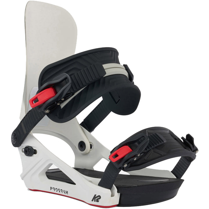 K2 Program Snowboard Bindings 2024 White