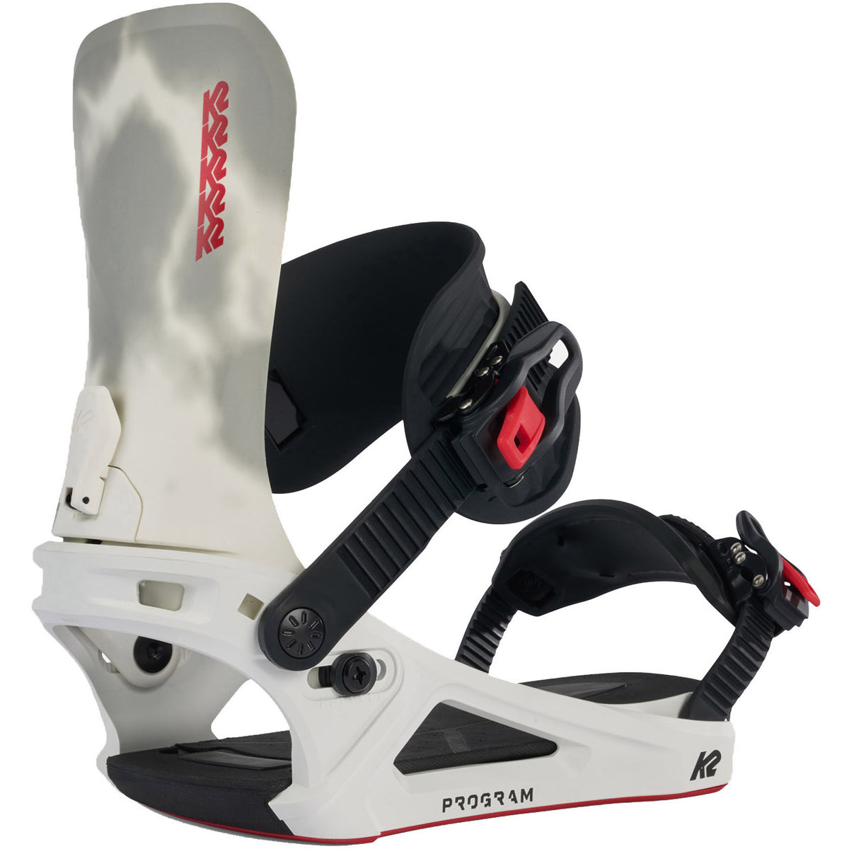 K2 Program Snowboard Bindings 2024 White