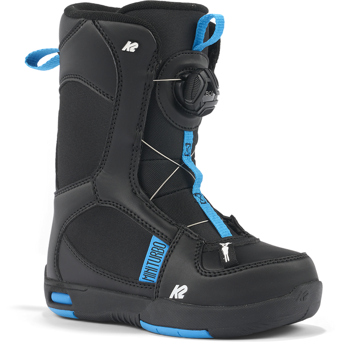 K2 Mini Turbo Snowboard Boots - Kids' Black