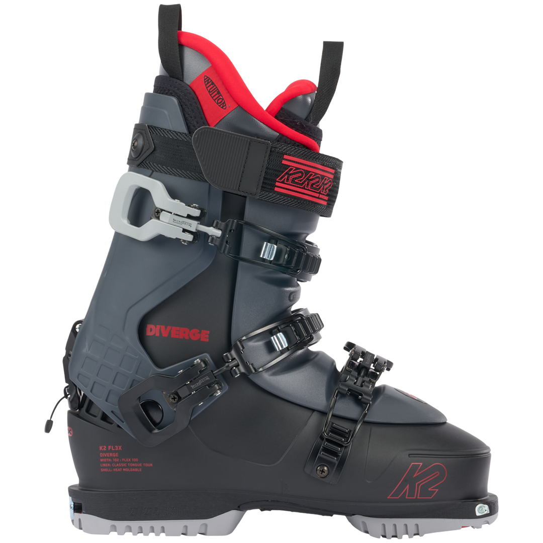 k2 diverge ski boots LT 120 2023 Ski Pro AZ The focus of the design is on a comfortable inner boot K2 Diverge LT Ski Boots