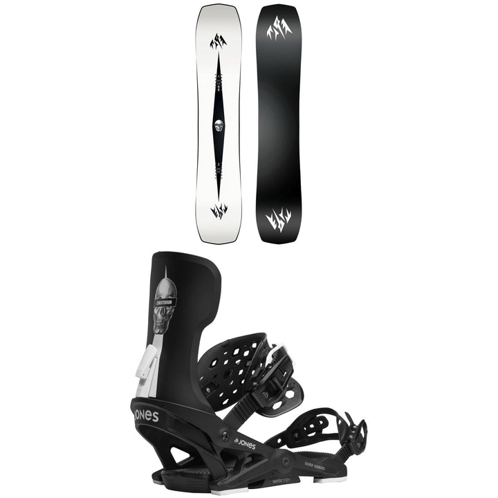 Jones Mind Expander Twin Snowboard + Meteorite Surf Series Snowboard Bindings 2024
