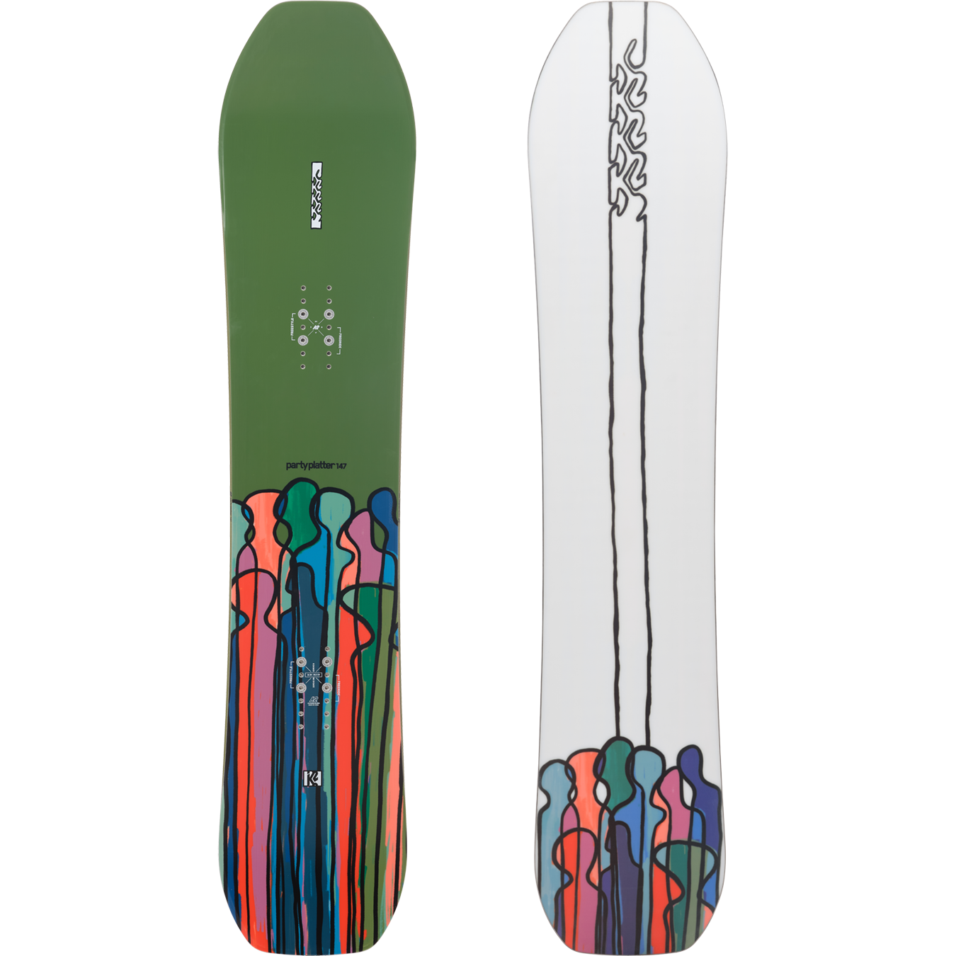 K2 Party Platter Snowboard 2024 – evo