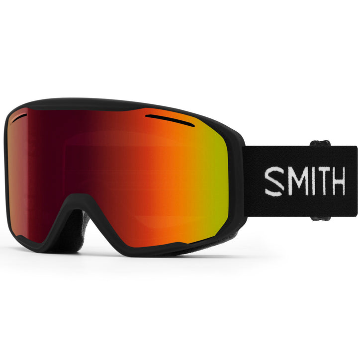 Smith Blazer Low Bridge Fit Goggles Black/Red Sol-X Mirror