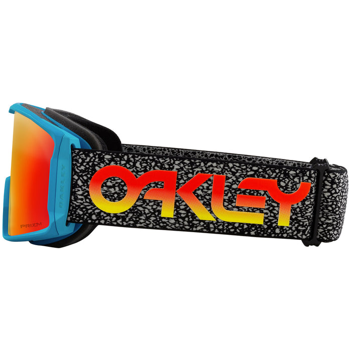 Oakley Heritage Line Miner L Goggles Blue Crackle/Prizm Torch