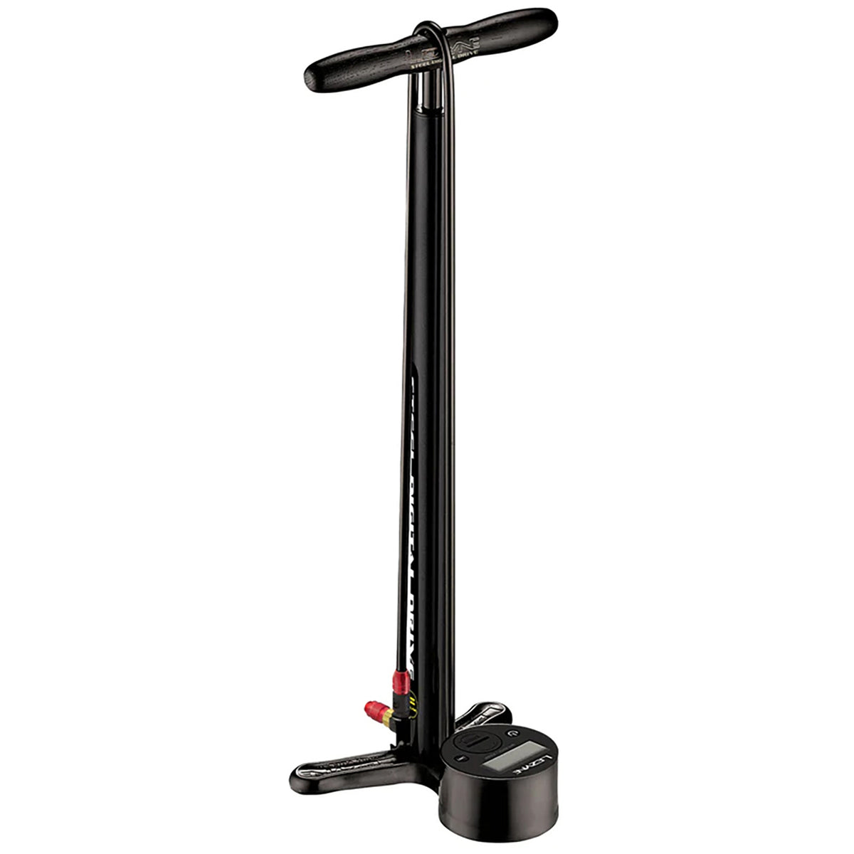Lezyne Steel Digital Drive 3.5 Floor Pump Matte Black