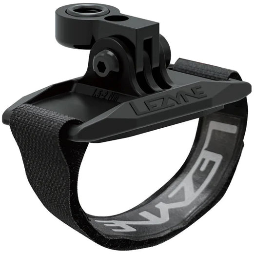 Lezyne LED Helmet Mount - Go-Pro Black