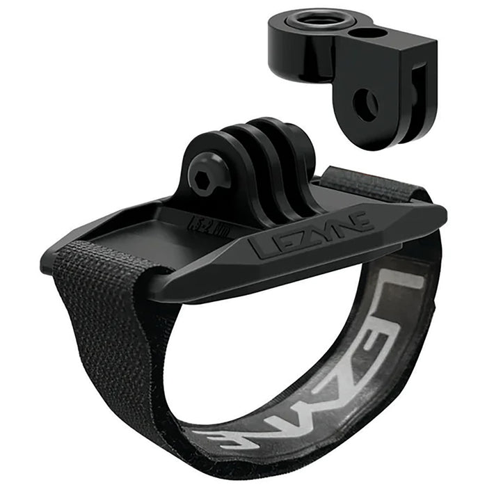 Lezyne LED Helmet Mount - Go-Pro Black