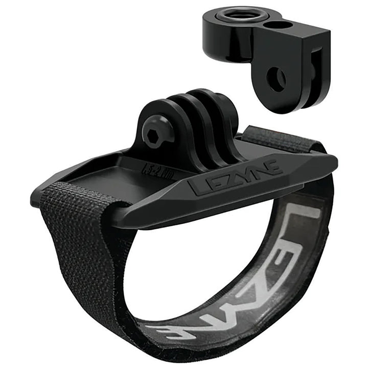 Lezyne LED Helmet Mount - Go-Pro Black