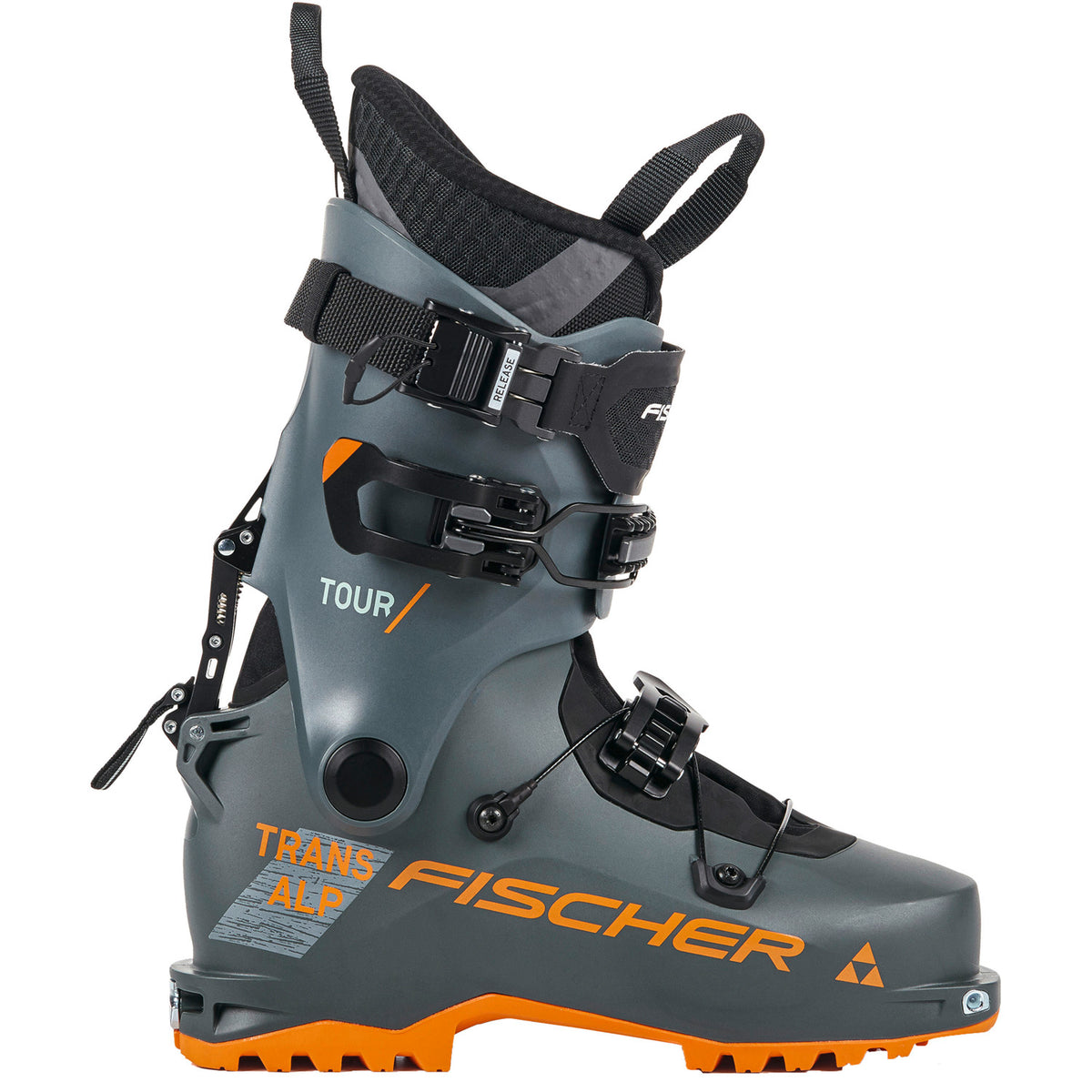 Fischer Transalp Tour Alpine Touring Ski Boots 2024 Rhino Grey