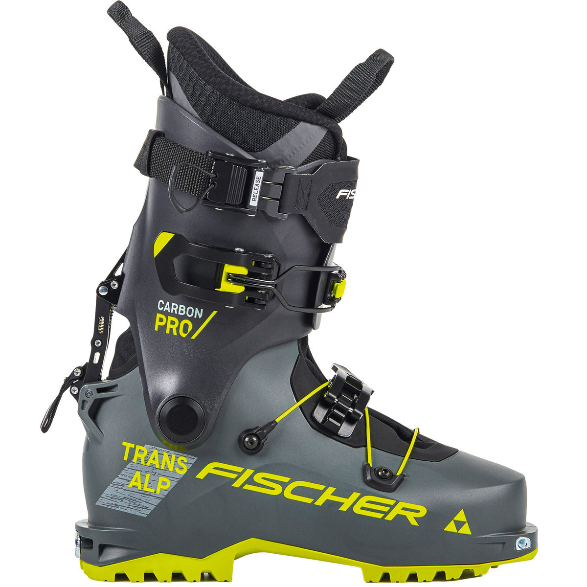 Fischer Transalp Carbon Pro Alpine Touring Ski Boots 2024 Rhino Grey / Carbon