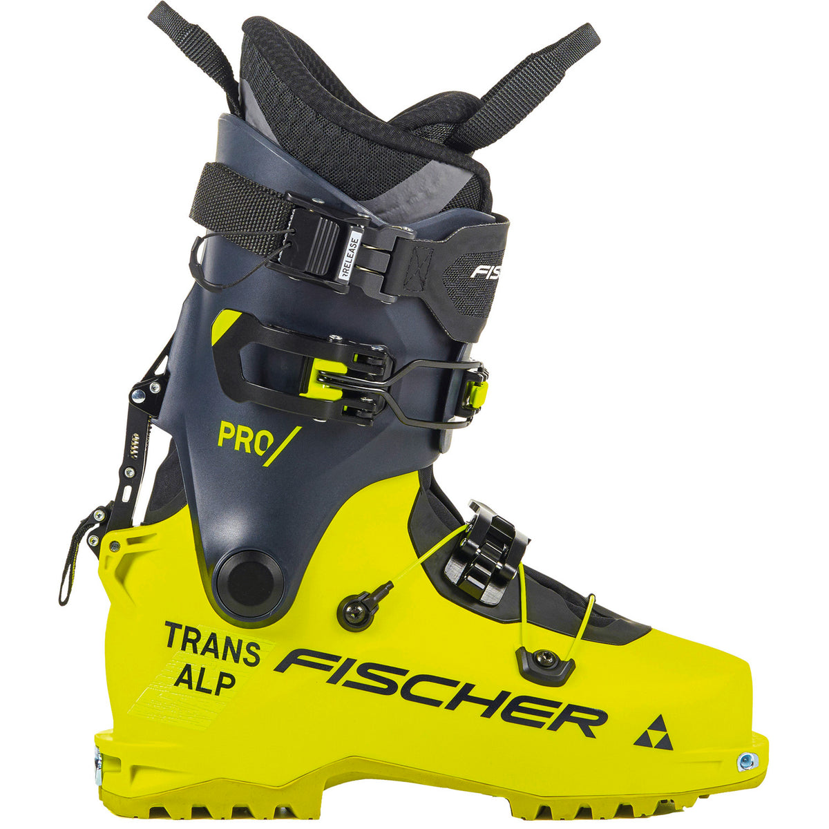 Fischer Transalp Pro Alpine Touring Ski Boots 2024 Yellow / Dark Blue