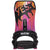 Now Yes. Collab Snowboard Bindings 2024 Black/Pink
