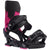 Now Yes. Collab Snowboard Bindings 2024 Black/Pink