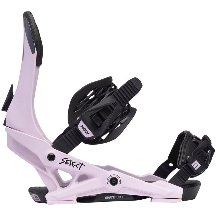 Now Select Snowboard Bindings 2024 Lavender