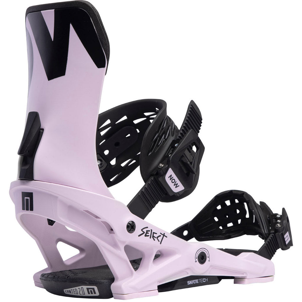 Now Select Snowboard Bindings 2024 Lavender