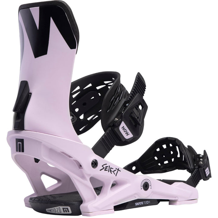 Now Select Snowboard Bindings 2024 Lavender