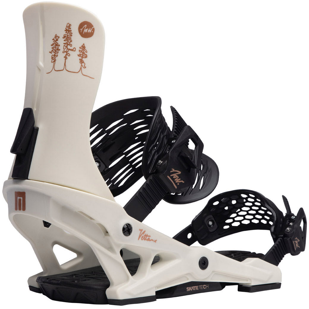 Now Vetta Snowboard Bindings - Women's 2024 Chalk