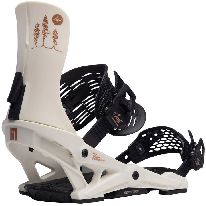 Now Vetta Snowboard Bindings - Women's 2024 Chalk