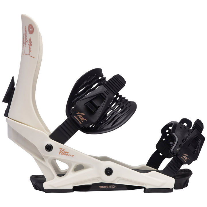 Now Vetta Snowboard Bindings - Women's 2024 Chalk