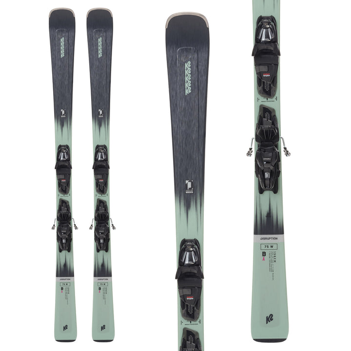 K2 Disruption 75 Skis + Quikclik 10 Bindings - Women's 2024