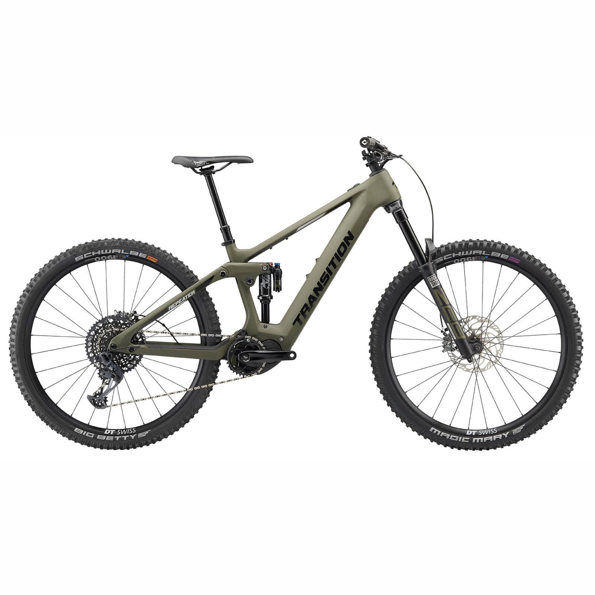 Transition Repeater Carbon GX E-Mountain Bike 2022 Mossy Green