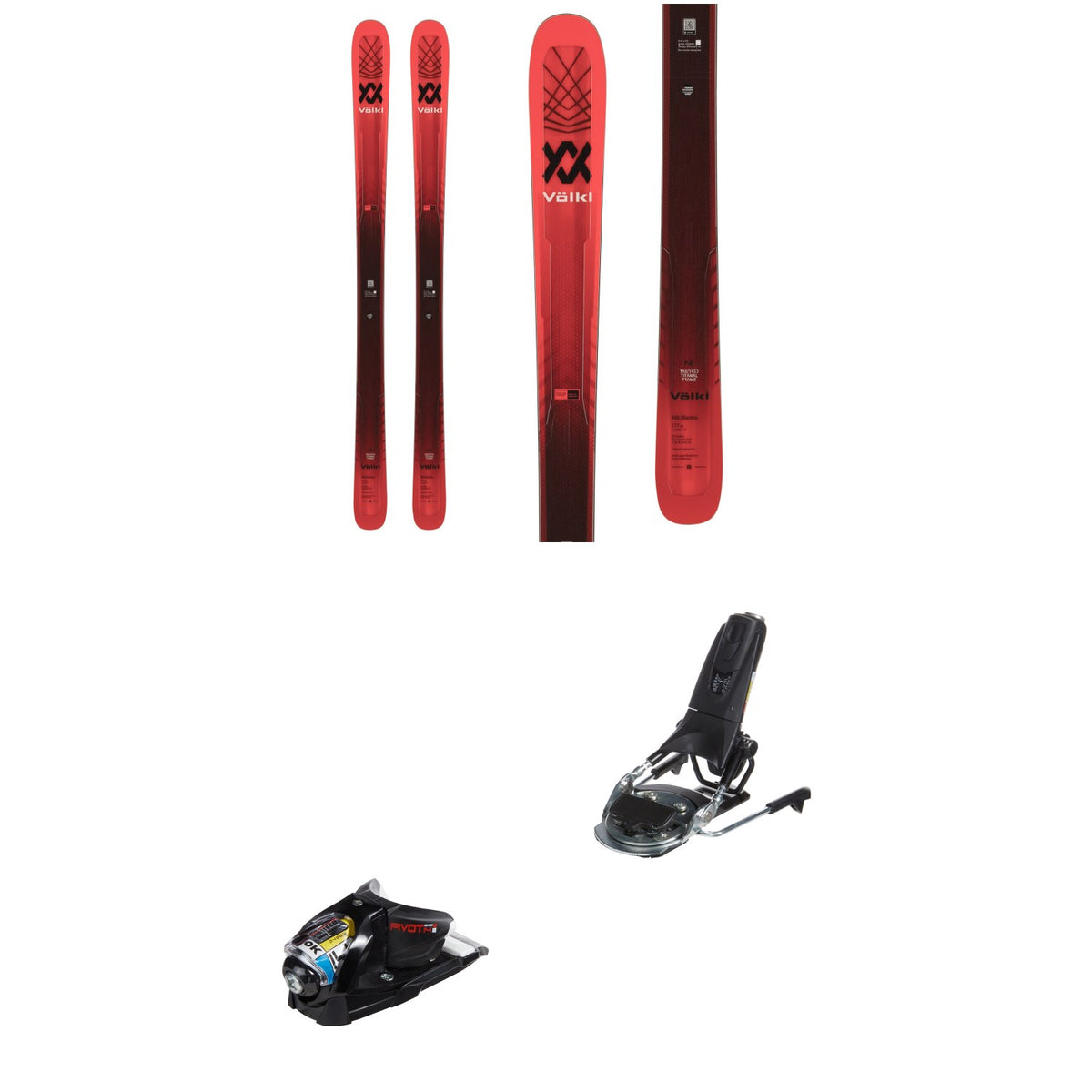 Völkl M6 Mantra Skis + Look Pivot 14 GW Ski Bindings 2024