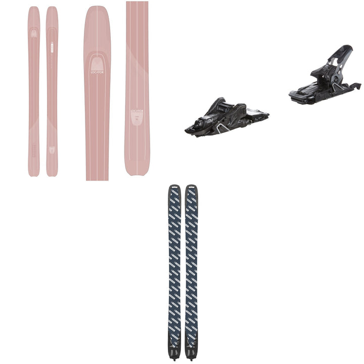 Armada Locator 96 Skis + Salomon S/Lab Shift MNC 13 Alpine Touring Ski Bindings + Armada Locator 96 Climbing Skins 2024