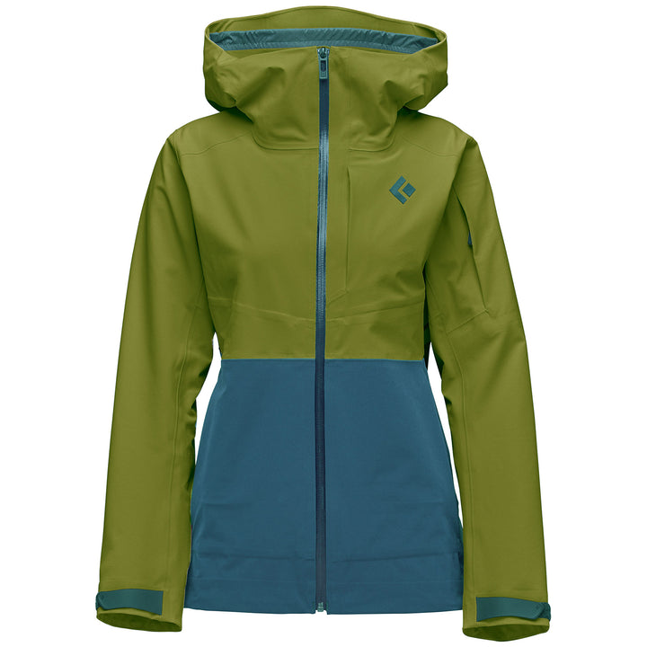 Black Diamond Recon Stretch Ski Shell Jacket - Women's Crag Green/Creek Blue